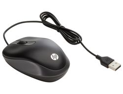 Raton hp viaje optico 1000 dpi usb-a longitud cable 100 cm color negro