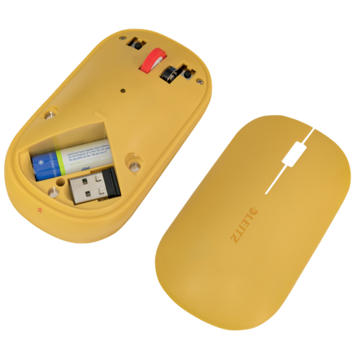 Ratón inalámbrico Dual Leitz Cosy, amarillo