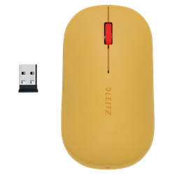Ratón inalámbrico Dual Leitz Cosy, amarillo