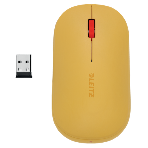 Ratón inalámbrico Dual Leitz Cosy, amarillo