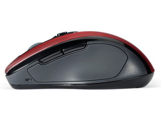 Ratón óptico Kensington Pro Fit® inalámbrico mediano, rojo