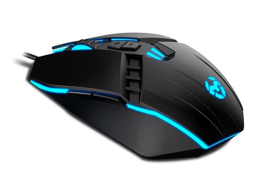 Raton krom kalax gaming optico 800-3200 dpi 7 botones colores led