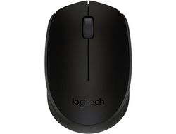 Raton logitech optico inalambrico 1000 dpi 3 botones color negro
