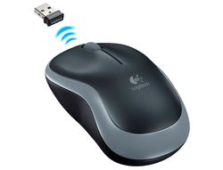 Raton logitech optico inalambrico nano receptor m185 gris