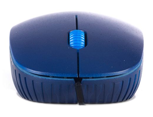 Raton ngs wired flame optico con cable 1000 dpi ambidiestros usb color azul