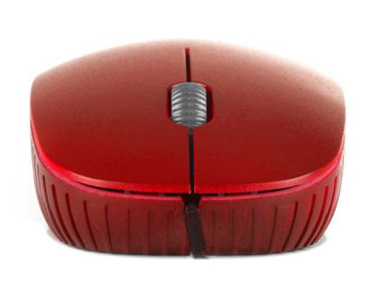 Raton ngs wired flame optico con cable 1000 dpi ambidiestros usb color rojo