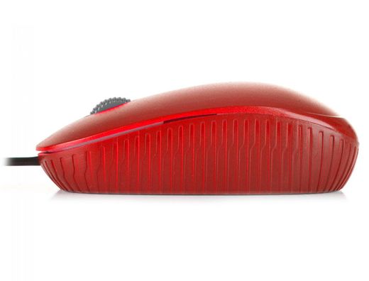 Raton ngs wired flame optico con cable 1000 dpi ambidiestros usb color rojo