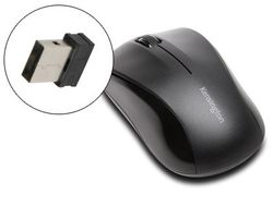 Raton optico Inalambrico Negro USB Nano Kensington