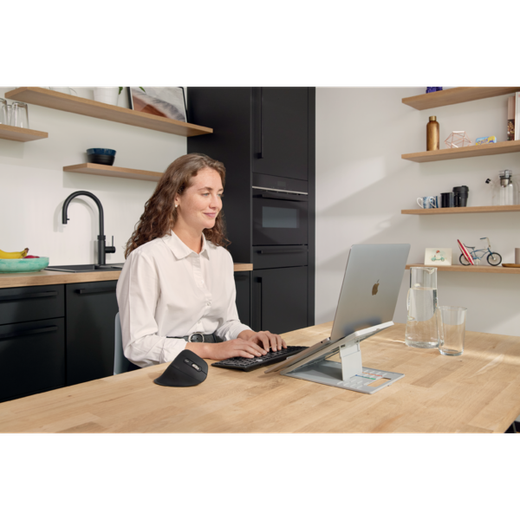 Ratón óptico Kensington Ergonómico recargable MY630 EQ, negro