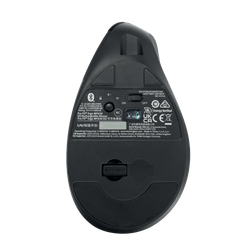 Ratón óptico Kensington Ergonómico recargable MY630 EQ, negro