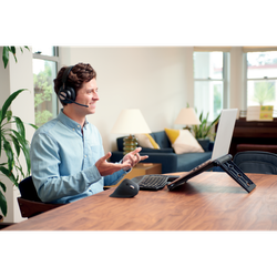 Ratón óptico Kensington Ergonómico recargable MY630 EQ, negro