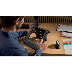 Ratón óptico Kensington Pro Fit™ Ergo, vertical, negro