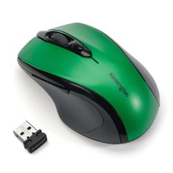 Ratón óptico Kensington Pro Fit® inalámbrico mediano, verde