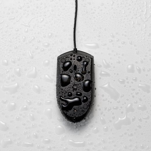 Ratón óptico lavable Kensington Pro Fit® con cable, negro