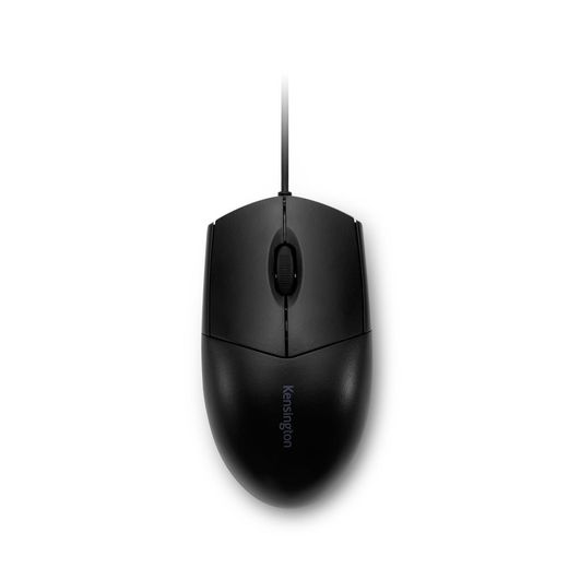 Ratón óptico lavable Kensington Pro Fit® con cable, negro