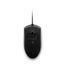 Ratón óptico lavable Kensington Pro Fit® con cable, negro