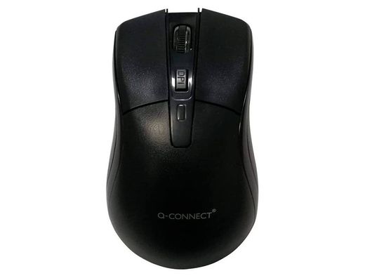 Raton Q-Connect Optico 1000 Dpi Inalambrico Nano Receptor Usb 2,4 Ghz