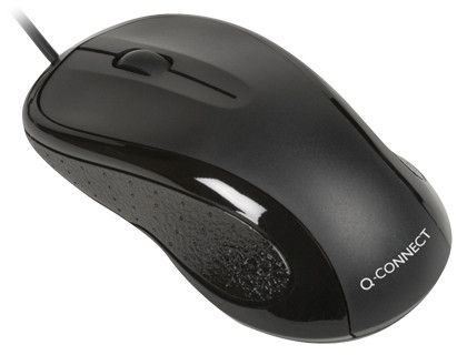 Raton Q-Connect Optico 800 Dpi Usb 1,5 Ghz Negro