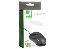 Raton Q-Connect Optico 800 Dpi Usb 1,5 Ghz Negro