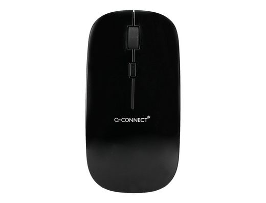 Raton q-connect optico inalambrico silencioso dpi 800/1200/1600 pilas aaa negro