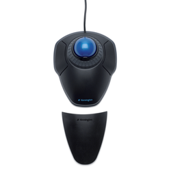 Raton trackball kensington optico orbit con rueda desplazamiento usb cable 150 cm