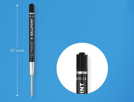 Recambio boligrafo parker originals economico negro punta media