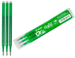 Recambio boligrafo pilot frixion ball verde caja de 3 unidades