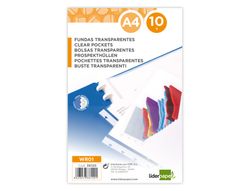 Recambio Funda Liderpapel Intercambiables Din A4 Bolsa de 10 Unidades