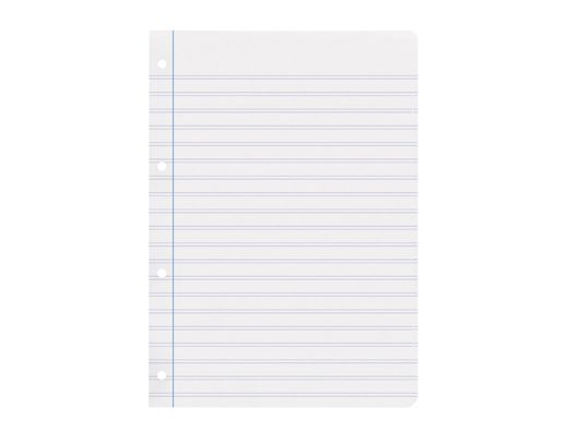 Recambio liderpapel A4 100 hojas 100gr pauta 3,5mm con margen 4 taladros