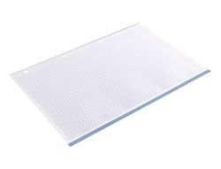 Recambio liderpapel A4 120 hojas 90gr cuadro 5 mm 4 taladros bandas de 5 colores pasteles