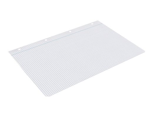 Recambio liderpapel a4 200+50 hojas 90g/m2 cuadro 4 mm con margen 4 taladros