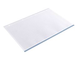 Recambio liderpapel a4 200+50 hojas 90g/m2 cuadro 5 mm 4 taladros bandas de 5 colores