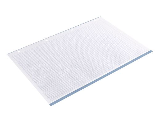 Recambio liderpapel a4 200+50 hojas 90g/m2 cuadro 5 mm 4 taladros bandas de 5 colores