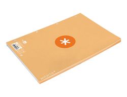 Recambio liderpapel a4 antartik 80 hojas 90g/m2 cuadro 5mm 4 taladros 1 banda con marco color amarillo