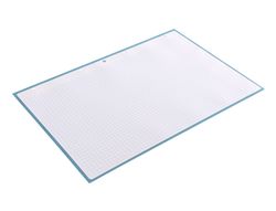 Recambio liderpapel a4 antartik 80 hojas 90g/m2 cuadro 5mm 4 taladros 1 banda con marco color celeste