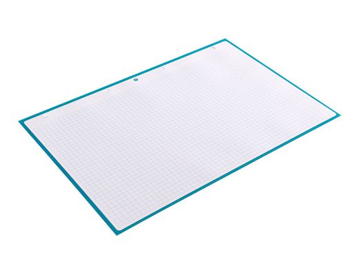 Recambio liderpapel a4 antartik 80 hojas 90g/m2 cuadro 5mm 4 taladros 1 banda con marco color turquesa
