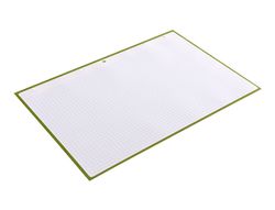 Recambio liderpapel a4 antartik 80 hojas 90g/m2 cuadro 5mm 4 taladros 1 banda con marco color verde
