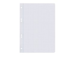 Recambio liderpapel A5 100 hojas 75gr cuadro 3mm con margen 6 taladros