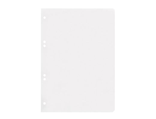 Recambio liderpapel din A5 100 hojas 75 gr liso sin margen 6 taladros