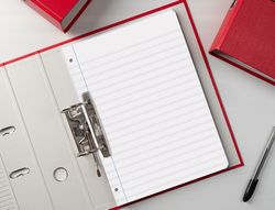 Recambio liderpapel A4 100 hojas 75gr cuadro 8mm con margen 4 taladros