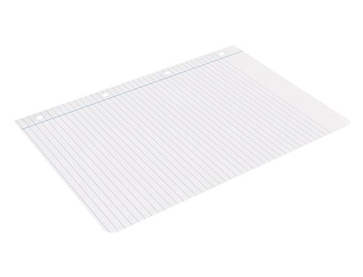 Recambio liderpapel A4 100 hojas 75gr horizontal con margen 4 taladros