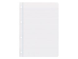 Recambio liderpapel A4 100 hojas 75gr horizontal con margen 4 taladros