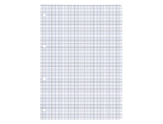 Recambio liderpapel A4 100 hojas 75gr milimetrado 2 mm sin margen 4 taladros