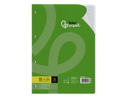 Recambio liderpapel A4 100 hojas 75gr rayado nş46 4 taladros