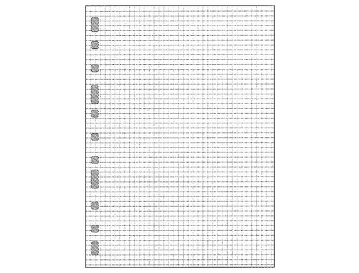 Recambio Multifin 3005 -Cuadros de 4 Mm.