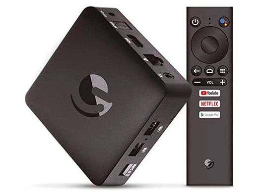 Receptor engel en1015k 4k uhd android 9.0 tv asistente google 8gb micro sd bluetooth wifi hdmi