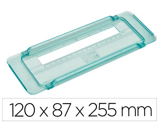 Regla centradora colop para impresora e-mark go 120x87x255 mm