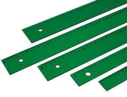 Regla Faber 100 cm Plastico Verde