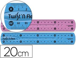 Regla flexible con doble graduación 20 cm. 279210