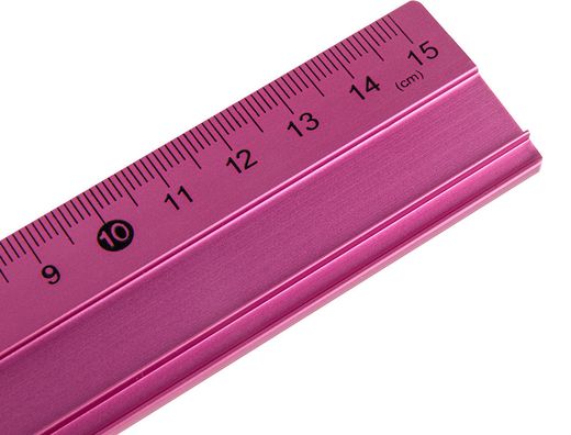 Regla Liderpapel 15 cm Aluminio Colores Surtidos